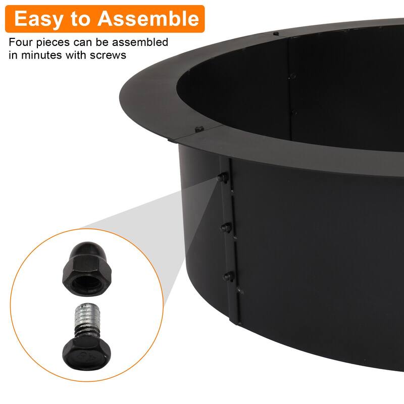 36" Heavy Duty Iron Round Brazier Fire Pit Bed Bath & Beyond 40520427